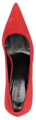 (Women) By Far Leather Mules 'Red Stiletto' 22PFVIVPMU Shop (Women) By Far Leather Mules 'Red Stiletto' 22PFVIVPMU