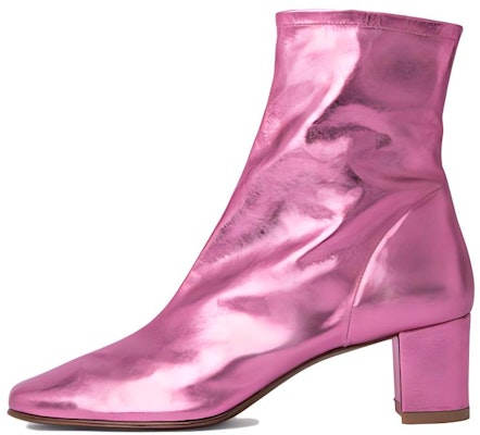 (W) By Far But Kulit Hujung Bulat Slip-On Buku Lali 'Pink' 23SSSOFBLPPA Buy (W) By Far But Kulit Hujung Bulat Slip-On Buku Lali 'Pink' 23SSSOFBLPPA