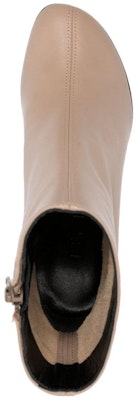 (Women) By Far Leather Round Toe Comfort Ankle Boots 'Beige' 23PFVLABTPNAP Shop (Women) By Far Leather Round Toe Comfort Ankle Boots 'Beige' 23PFVLABTPNAP