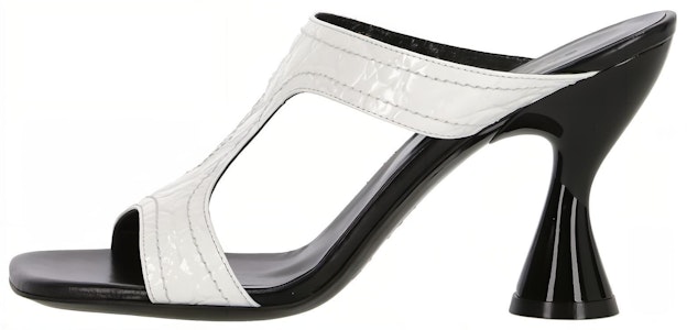 (W) By Far Mules de Cuero Tacón Grueso Punta Cuadrada 'Blanco' 22SSNADOWCCE Buy (W) By Far Mules de Cuero Tacón Grueso Punta Cuadrada 'Blanco' 22SSNADOWCCE