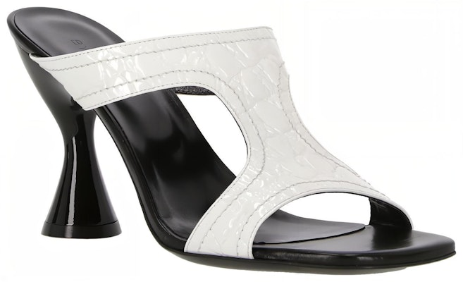 (Women) By Far Leather Square Toe Chunky Heel Mules 'White' 22SSNADOWCCE Order (Women) By Far Leather Square Toe Chunky Heel Mules 'White' 22SSNADOWCCE