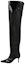 Buy (W) By Far Sepatu Boot Stiletto Tinggi Kulit 'Hitam Slip-On' 22FWSTVEDBLPBL