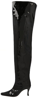 (Women) By Far Leather Stiletto High Boot 'Black Slip-On' 22FWSTVEDBLPBL Buy (Women) By Far Leather Stiletto High Boot 'Black Slip-On' 22FWSTVEDBLPBL