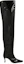 Order (W) By Far Sepatu Boot Stiletto Tinggi Kulit 'Hitam Slip-On' 22FWSTVEDBLPBL