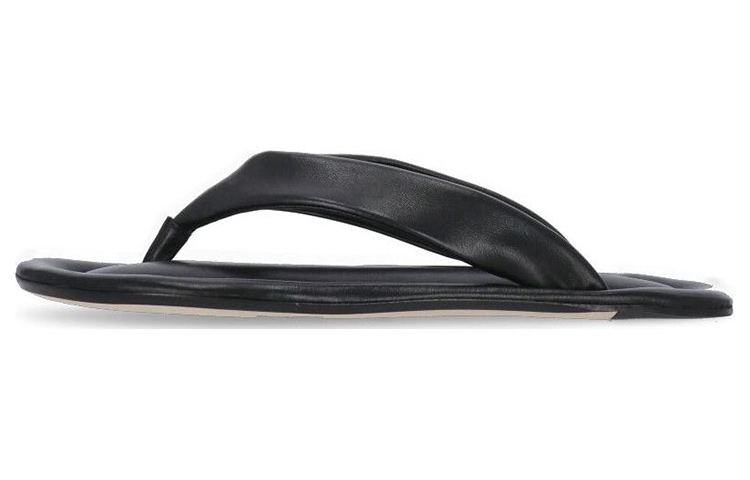 (Women) By Far Leather Thong Sandal 'Black Fashion' 23SSDASBLNAPBL