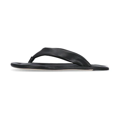 (W) By Far Leather Thong Sandal 'Black Fashion'