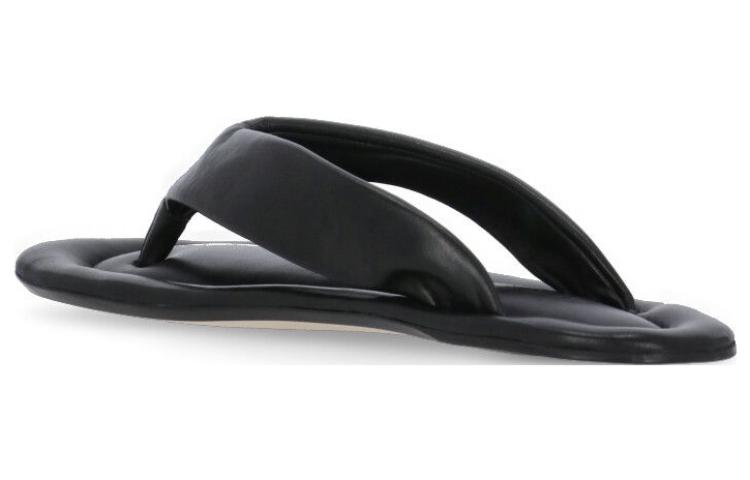 (W) By Far Leather Thong Sandal 'Black Fashion' 圖 4