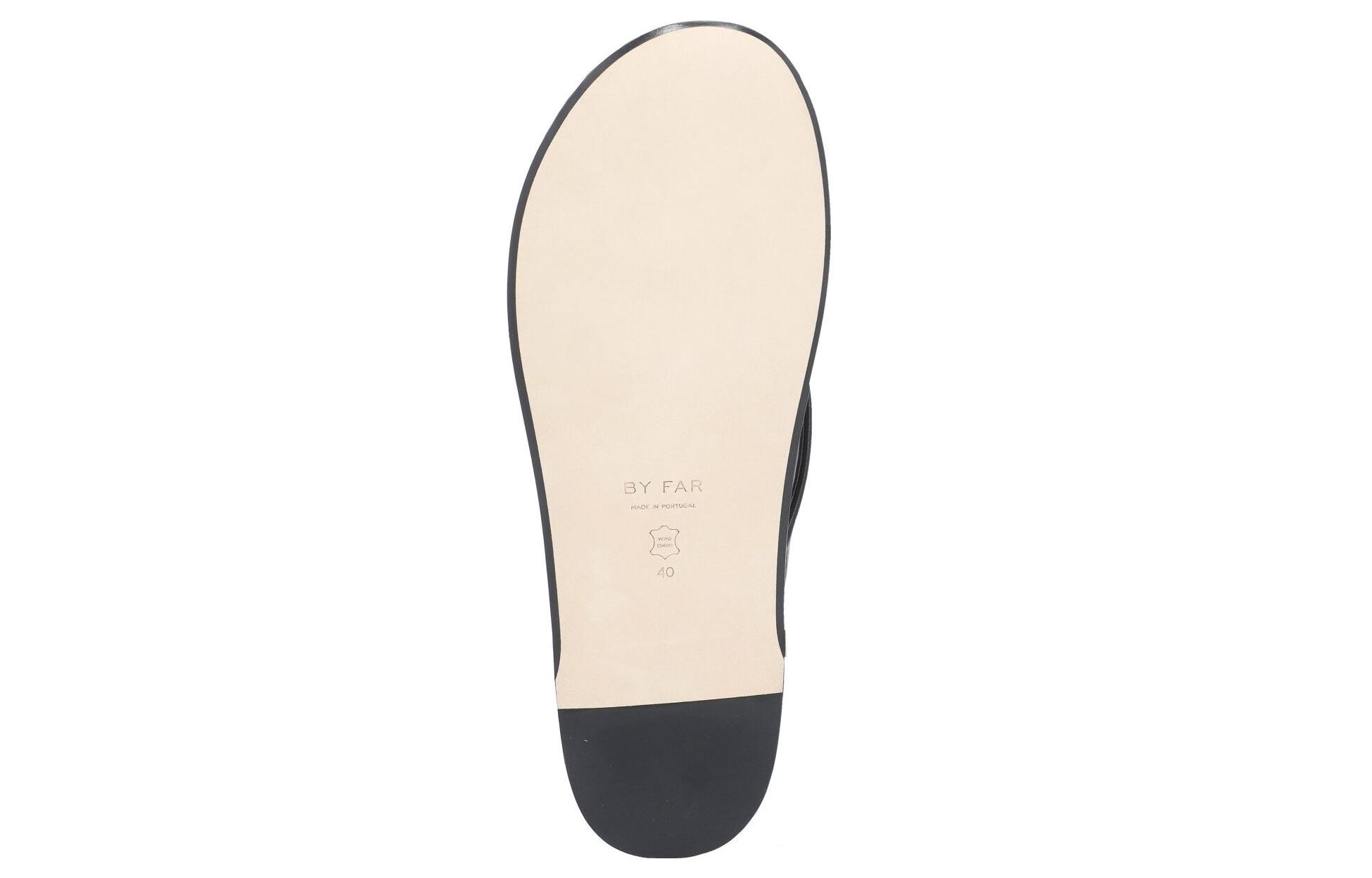 (W) By Far Leather Thong Sandal 'Black Fashion' 圖 5