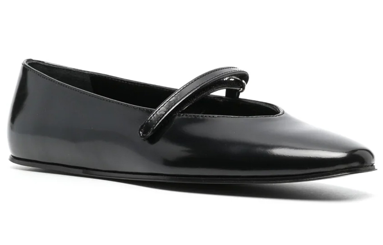 (W) By Far Leather Velcro Low 'Black' 圖 2