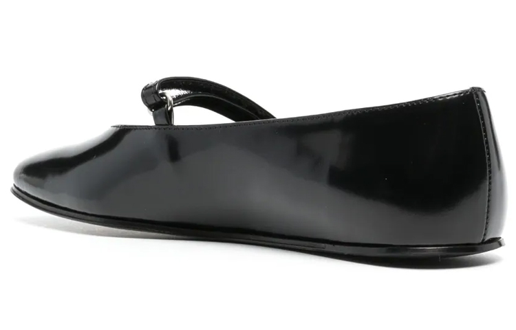 (W) By Far Leather Velcro Low 'Black' 圖 3