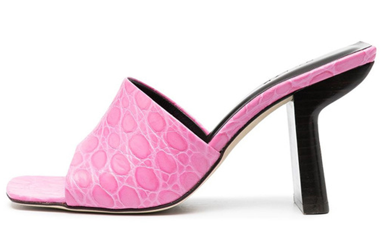 (Women) By Far Liliana 'Pink Croc' 21CRLILIHFCHD