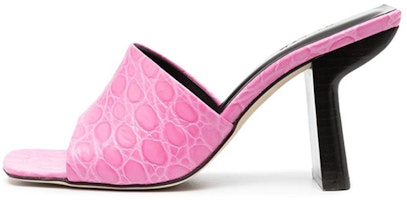 (Women) By Far Liliana 'Pink Croc' 21CRLILIHFCHD (Women) By Far Liliana 'Pink Croc' 21CRLILIHFCHD