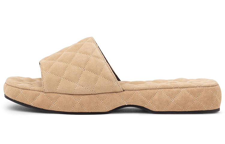 Buy (W) By Far Lilo 'Sandalia Plana Casual Beige Simplificada' 21PFLILOMCAPUU