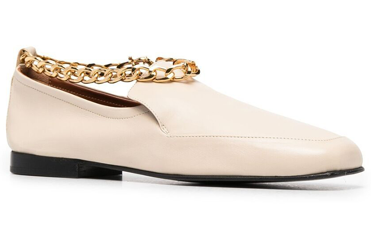 (W) By Far Loafers 'Chain Detail Light Brown' 圖 2