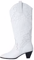 (Women) By Far Melvin High 'White Leather Fashion Slip-On' 23CRMLVDOWCRLZ (Women) By Far Melvin High 'White Leather Fashion Slip-On' 23CRMLVDOWCRLZ