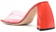 Purchase (W) By Far Michele PVC 'Sandal Merah Hujung Persegi Terbuka' 23SSMICHMLFLPUPA