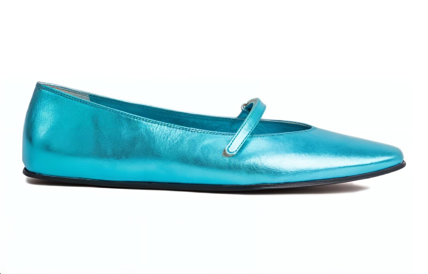 (W) By Far Molly 'Blue Round Toe Low Top' 圖 2