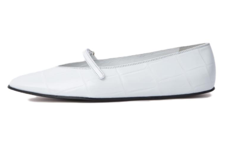 (Women) By Far Molly 'White Square Toe Fashion' 23SSMOLFWHMCEL