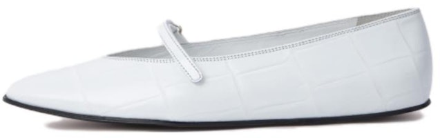 (Women) By Far Molly 'White Square Toe Fashion' 23SSMOLFWHMCEL (Women) By Far Molly 'White Square Toe Fashion' 23SSMOLFWHMCEL