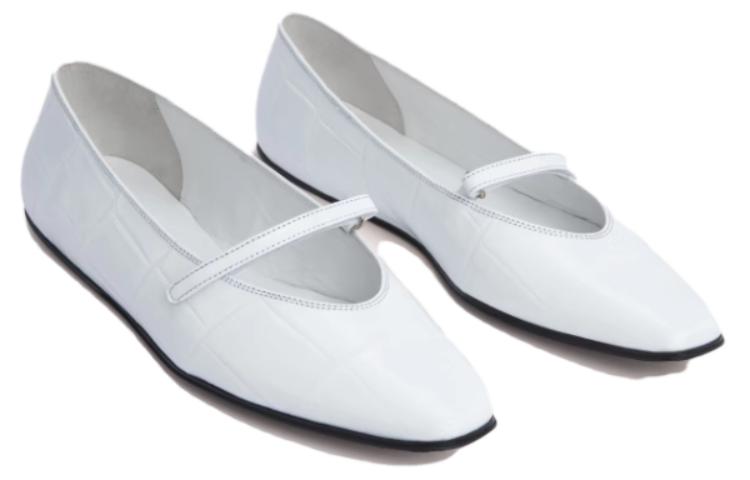 Shop (W) 바이파 몰리 화이트 스퀘어토 (By Far 몰리 화이트 스퀘어토) 23SSMOLFWHMCEL