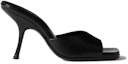 Order (W) By Far Mora 'Selipar Tumit Tinggi Kulit Hitam' Selesa JVV1632969000726