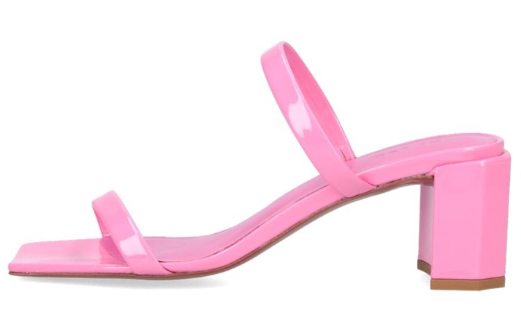 (Women) By Far Mules 'Pink Chunky Heel' 23SSTNYMLPPPLPP