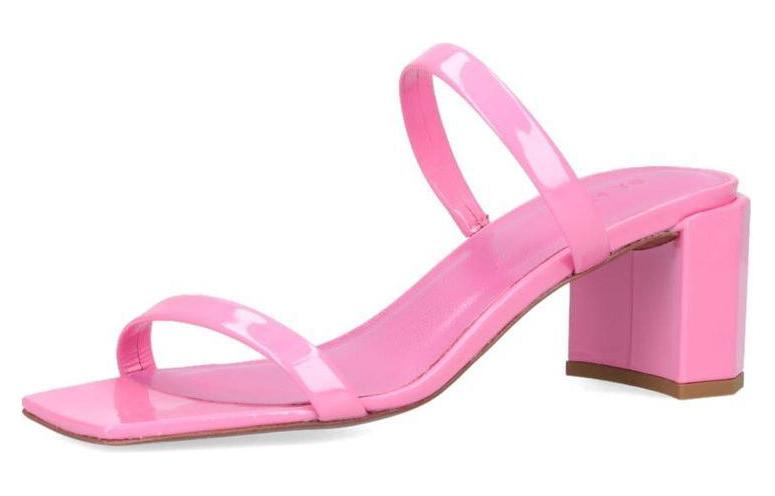 Lookbook (W) By Far Mules 'Tumit Tebal Merah Jambu' 23SSTNYMLPPPLPP