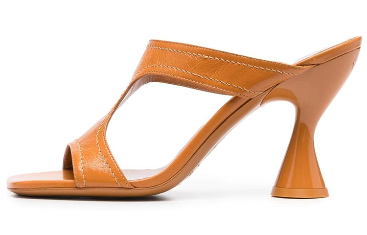 (W) By Far Nadia Slide 'Brown Fashion'