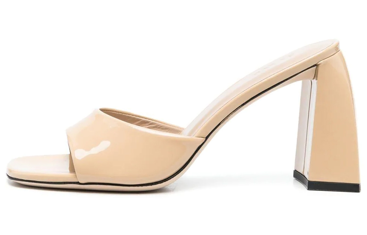 (W) By Far Nappa Open-Toe Sandals 'Beige'