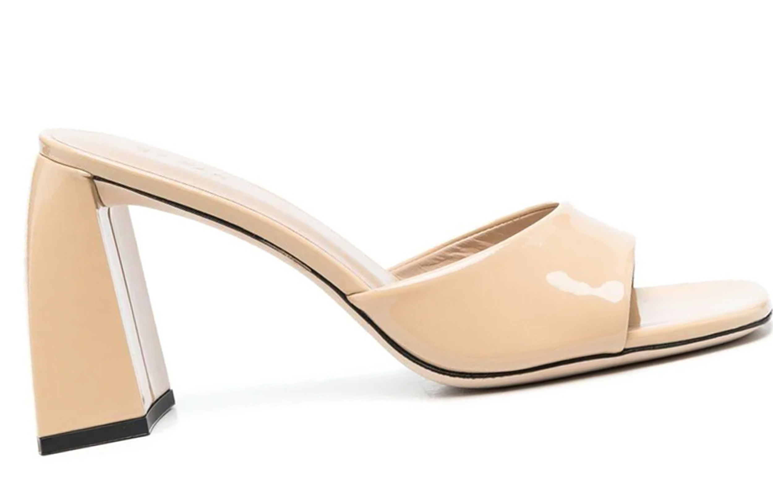 (W) By Far Nappa Open-Toe Sandals 'Beige' 圖 2