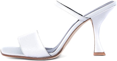 (Women) By Far Nayla 'Fluorescent Croc-Embossed White' 32212136132654 (Women) By Far Nayla 'Fluorescent Croc-Embossed White' 32212136132654