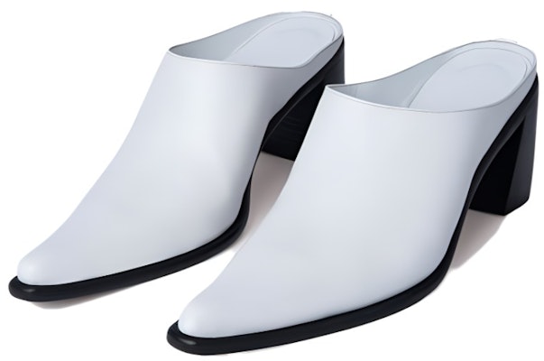 (Women) By Far Nef 'White Leather Mules' 23CRNFMWHNAP Lookbook (Women) By Far Nef 'White Leather Mules' 23CRNFMWHNAP