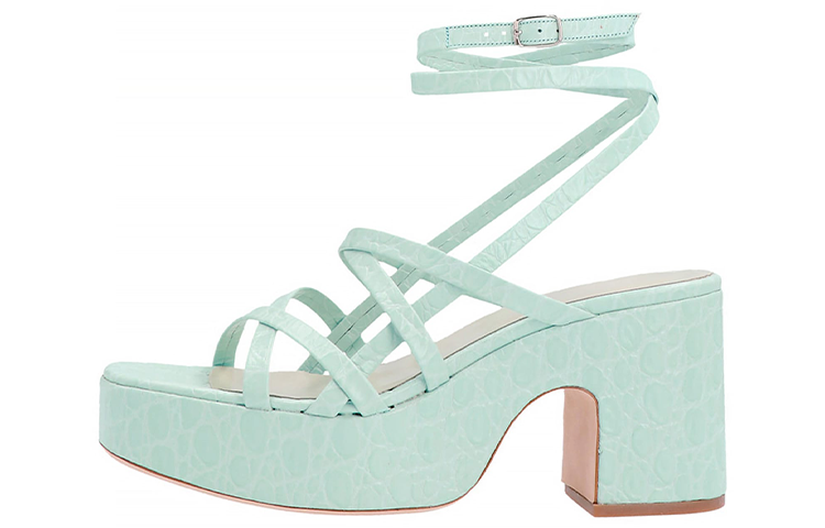 (Women) By Far Pamela 'Crocodile Ice Blue' 21SSPAMWICECCE