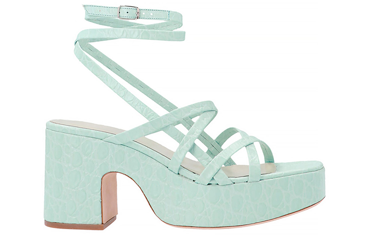 (W) By Far Pamela 'Crocodile Ice Blue' 圖 2