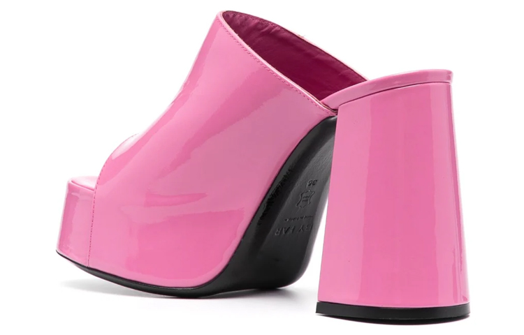 (W) By Far Patent Calfskin Platform High Heel Sandals 'Pink Fashion' 圖 3