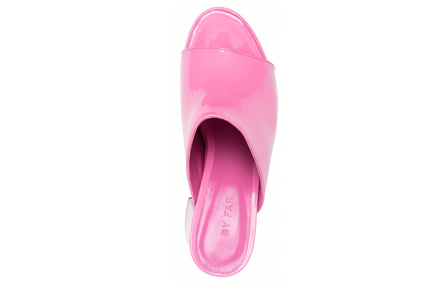 (W) By Far Patent Calfskin Platform High Heel Sandals 'Pink Fashion' 圖 4