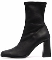 (Women) By Far Philip Elastic Leather 'Versatile Casual Bootie Black' 21FWMLEBBLSTS (Women) By Far Philip Elastic Leather 'Versatile Casual Bootie Black' 21FWMLEBBLSTS