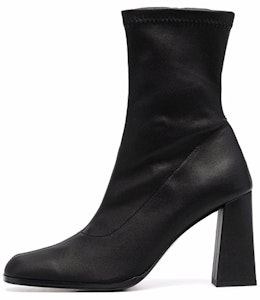 By Far Philip 彈性皮質 時尚百搭休閒短靴 女款 黑色 Buy By Far Philip 彈性皮質 時尚百搭休閒短靴 女款 黑色