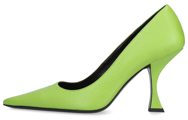 (Women) By Far Pointed High Heels 'Green Crease Effect' 21PFVIVPPSGRL