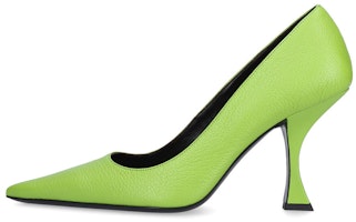(Women) By Far Pointed High Heels 'Green Crease Effect' 21PFVIVPPSGRL (Women) By Far Pointed High Heels 'Green Crease Effect' 21PFVIVPPSGRL