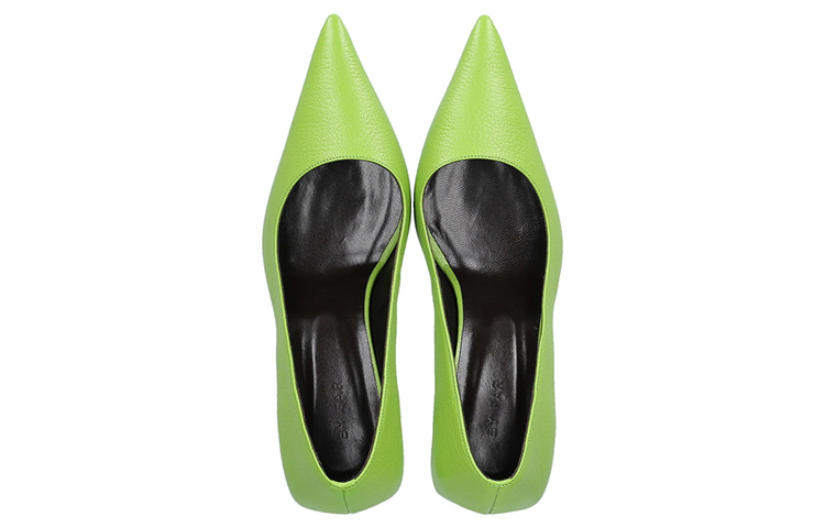 (W) By Far Pointed High Heels 'Green Crease Effect' 圖 3
