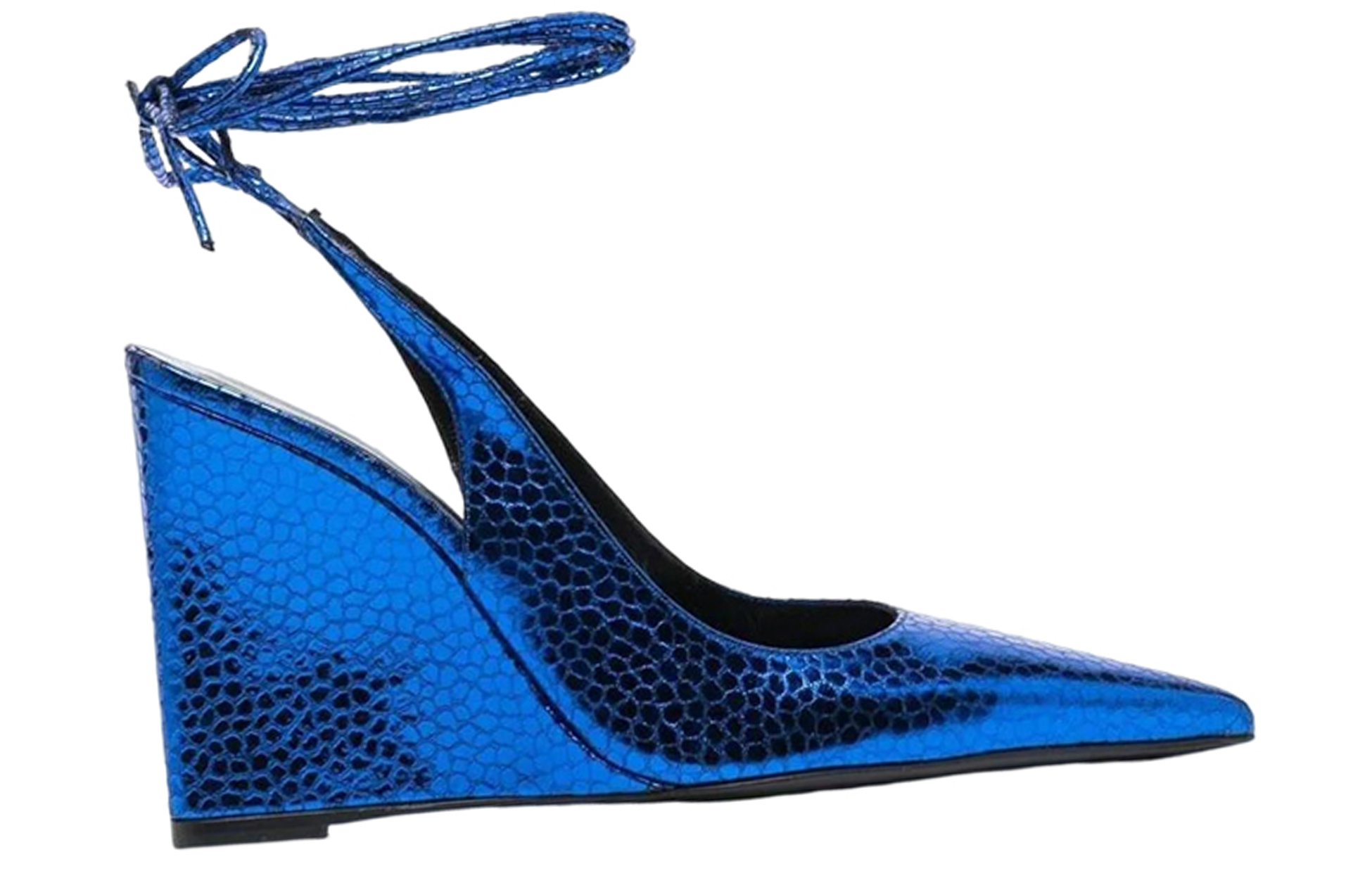 Order (W) 바이파 포인티드 레이스업 하이힐 (블루) 23CRVAUWBUFLGBU