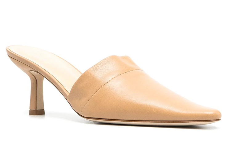 (W) By Far Pointed Toe Mules 'Minimalist Casual Beige' 圖 3