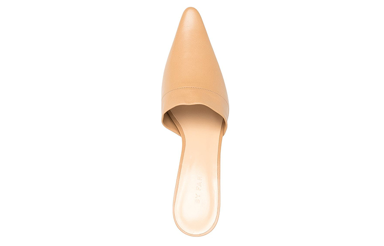 (W) By Far Pointed Toe Mules 'Minimalist Casual Beige' 圖 4