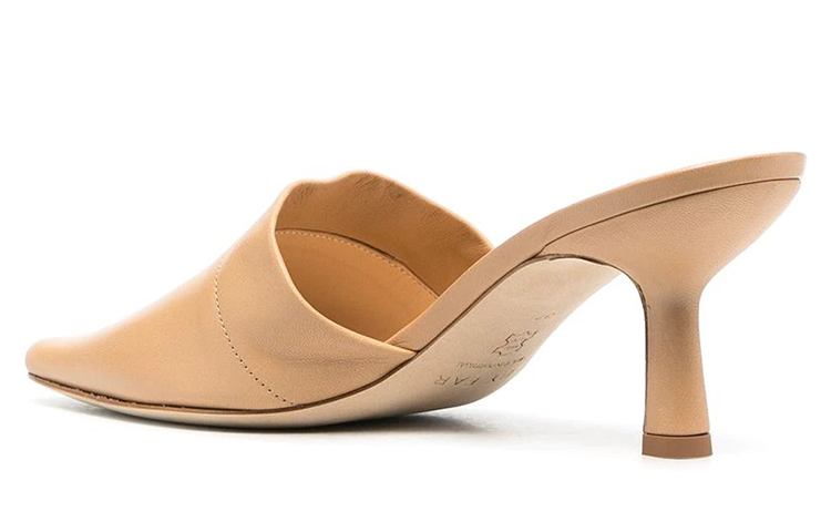 (W) By Far Pointed Toe Mules 'Minimalist Casual Beige' 圖 5