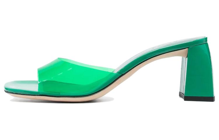 (Women) By Far PVC 'Transparent Strap Green' 23SSROMYMCVGPUPA