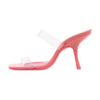 (W) By Far PVC High Heel Sandals 'Fashion Pink'