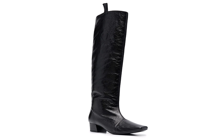 (W) By Far Remy High Boots 'Pleat Detail Black' 圖 2