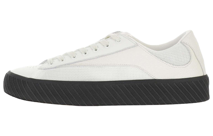 (W) By Far Rodina 'White Black Leather'