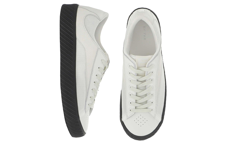 (W) By Far Rodina 'White Black Leather' 圖 3